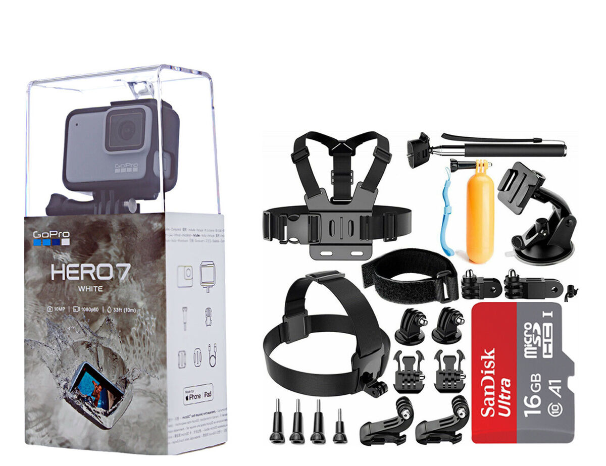 NEW GoPro HERO7 White HD Waterproof Action Camera CHDHB601 NEW GoPro HERO7 White HD Waterproof Action Camera CHDHB601