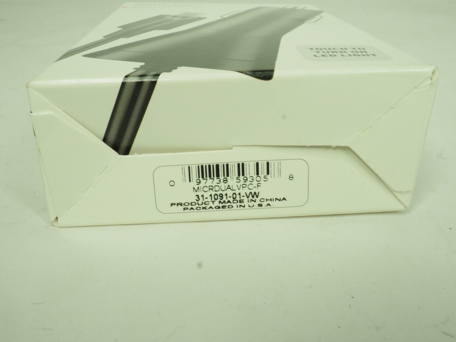 Verizon Vehicle Car Charger With Dual Output Micro USB w/LED Light New in Box