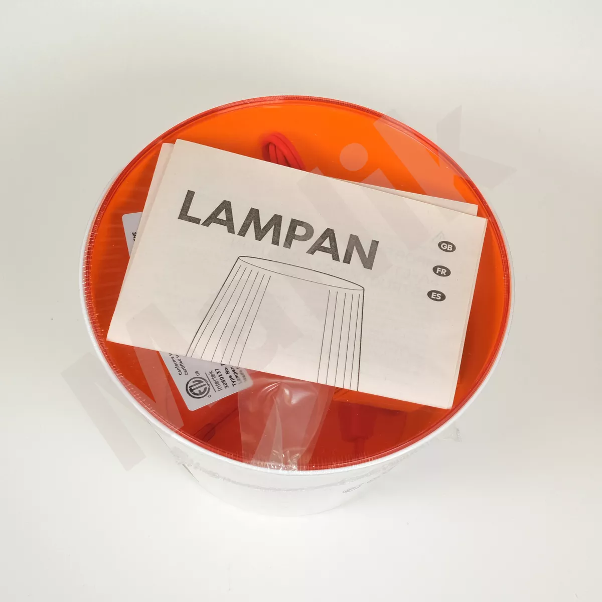 Ikea lampan orange deals