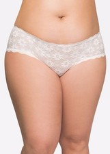 Ashley Stewart Panties - Sheer Lace Boyleg Panties - Size 1X Retail 12.50