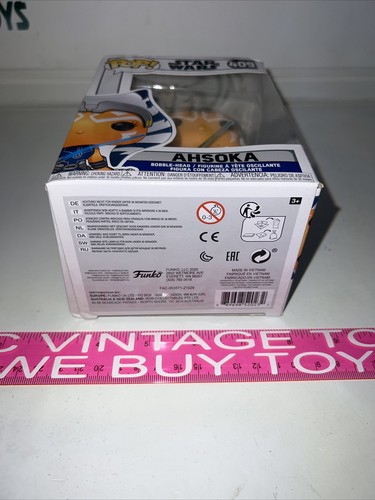 Funko Pop! Figura de vinilo Star Wars Clone Wars Ahsoka Tano caja dañada - Imagen 10 de 10