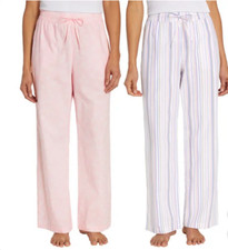 GAP Women's 2 Pack Pajama Pants Pink  Multi LARGE