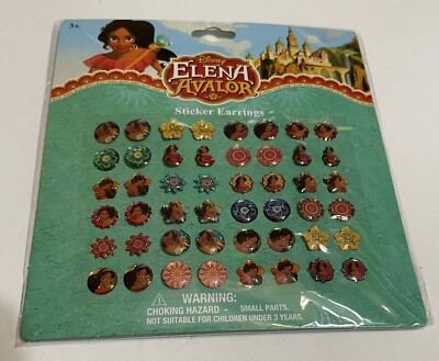 24 pairs Elena Avalor  sticker earrings Set !New~