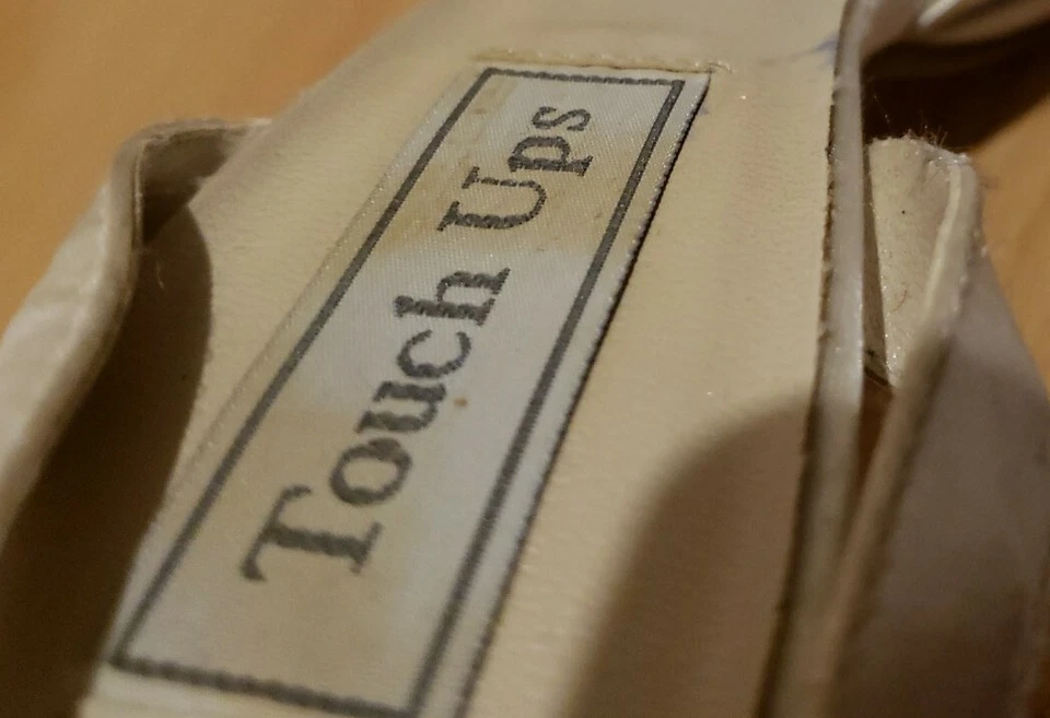 Zapatos de retoque 6 1/2 M nupcial graduación blanco satinado correa al tobillo bomba 3" tacones brillantes Foto 4 de 4