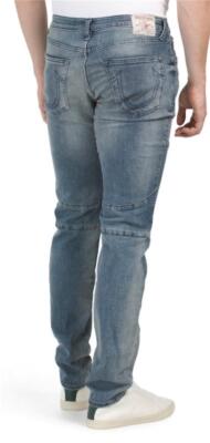 パンツ true religion ROCCO MOTO SKINNY ROCCO MOTO SKINNY JEAN - Body Rinse Black | True Religion