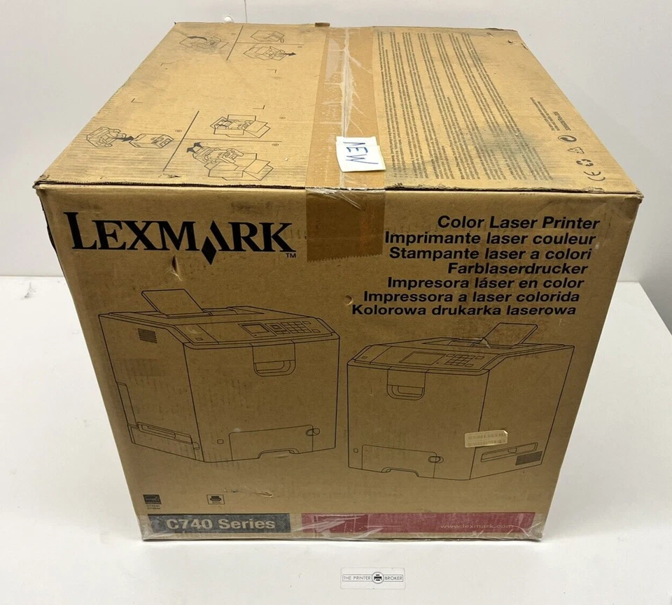 Lexmark C746N A4 Colour Laser Printer 41G0025 - Image 2 of 4