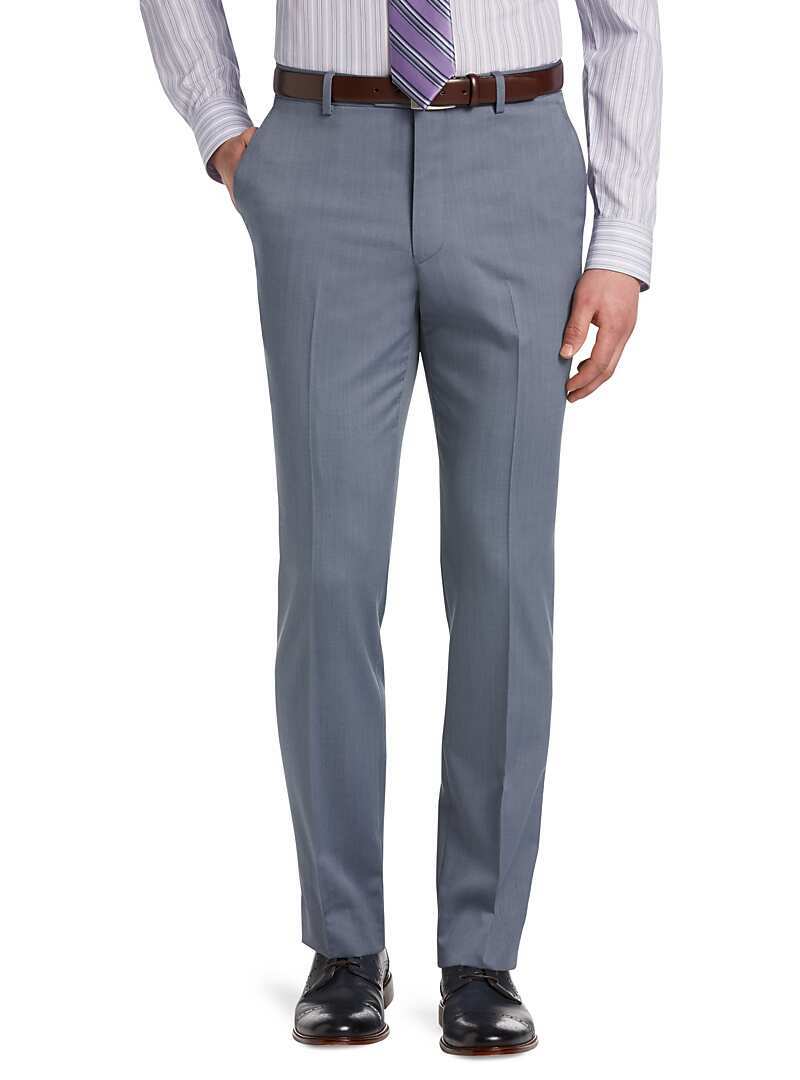 green emerald velvet dress Refined Men's Tailored Fit Straight Leg Formal Suit Pants, Brown