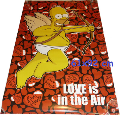 Poster 60x90 cm Simpsons Homer Love is in the Air NEU hochformat gerollt