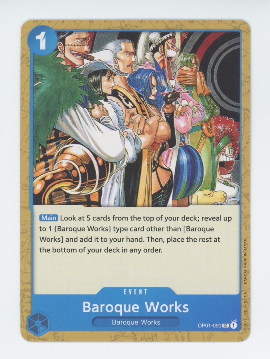 one piece tcg baroque works deck 1st Place Crocodile Baroque Works Deck Profile! One Piece Card Game!