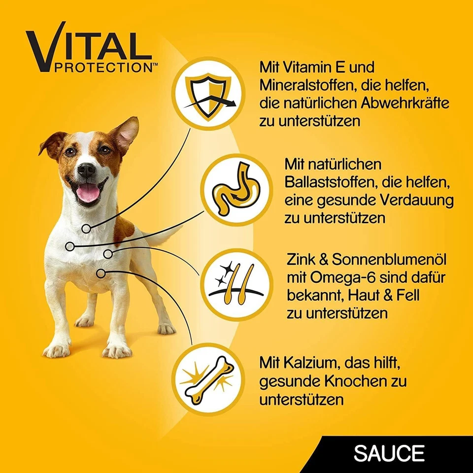 Portionsbeutel Multipack Adult 4 Varietäten in Sauce mit Huhn - Bild 3 von 4