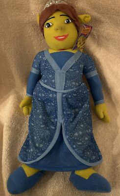 Princess Fiona Shrek The Third Movie Blue Dress Plush Doll/NWT
