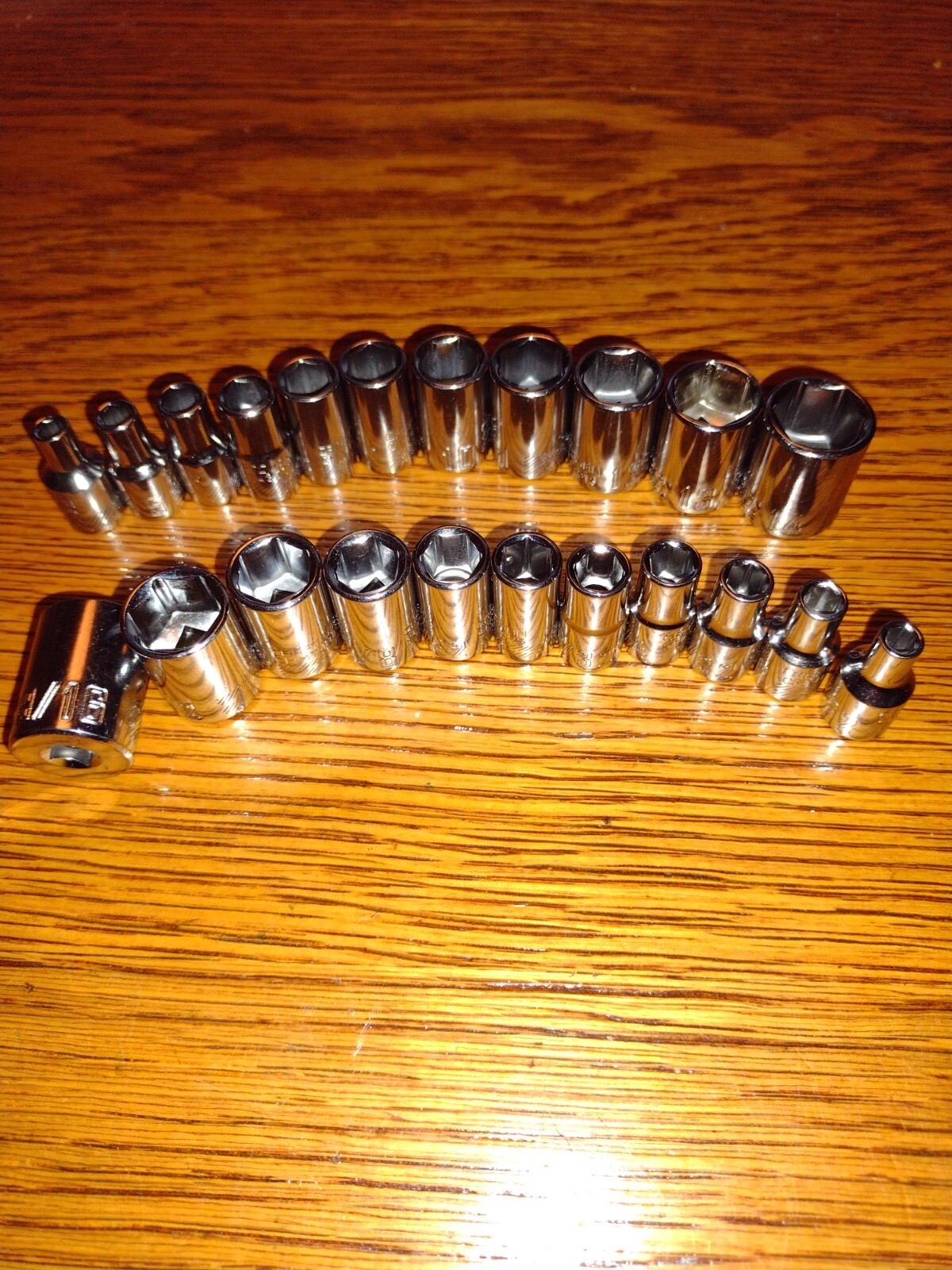 craftsman-22-pcs-1-4-drive-socket-set-sae-metric-6-point-ebay
