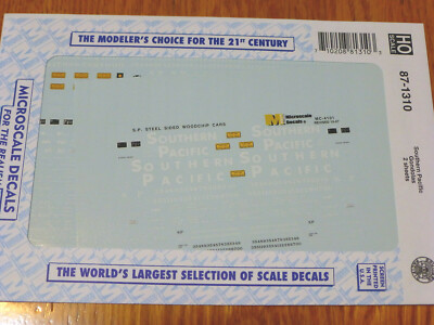 Microscale Decal HO #87-1310 Southern Pacific Gondolas-(1960+) Gondola-Assorted-