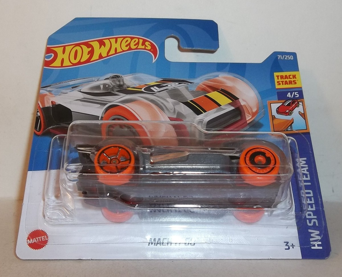 2022 HOT WHEELS 1:64 HW SPEED TEAM 4/5 MACH IT GO SHORT CARD
