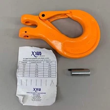 X100 100 Grade Clevis Sling Hook 1/2" (13MM) Orange 0041059 (New Other- (See Ima