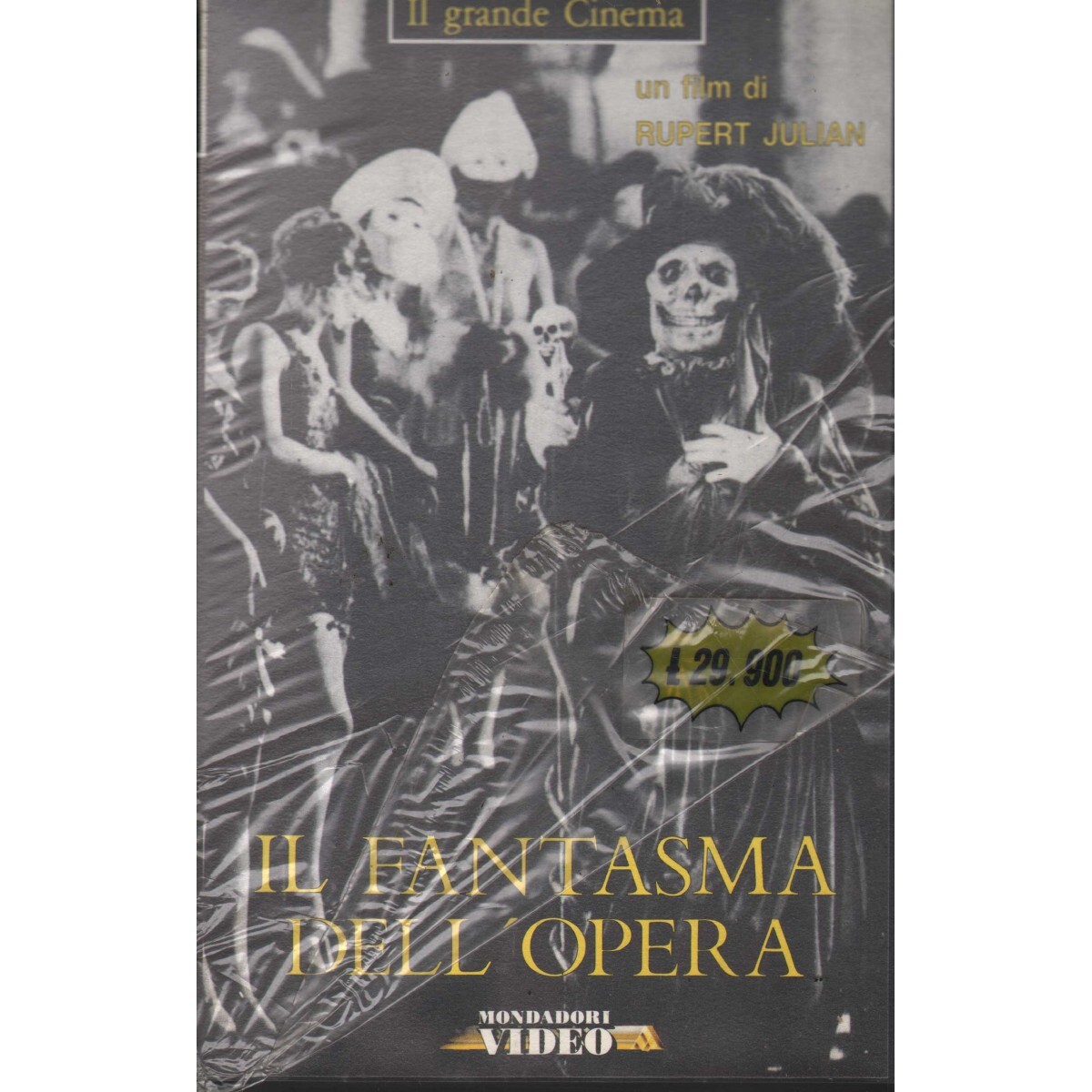 The Phantom of the Opera VHS Rupert Julian Univideo - MVGEC04060 Sealed
