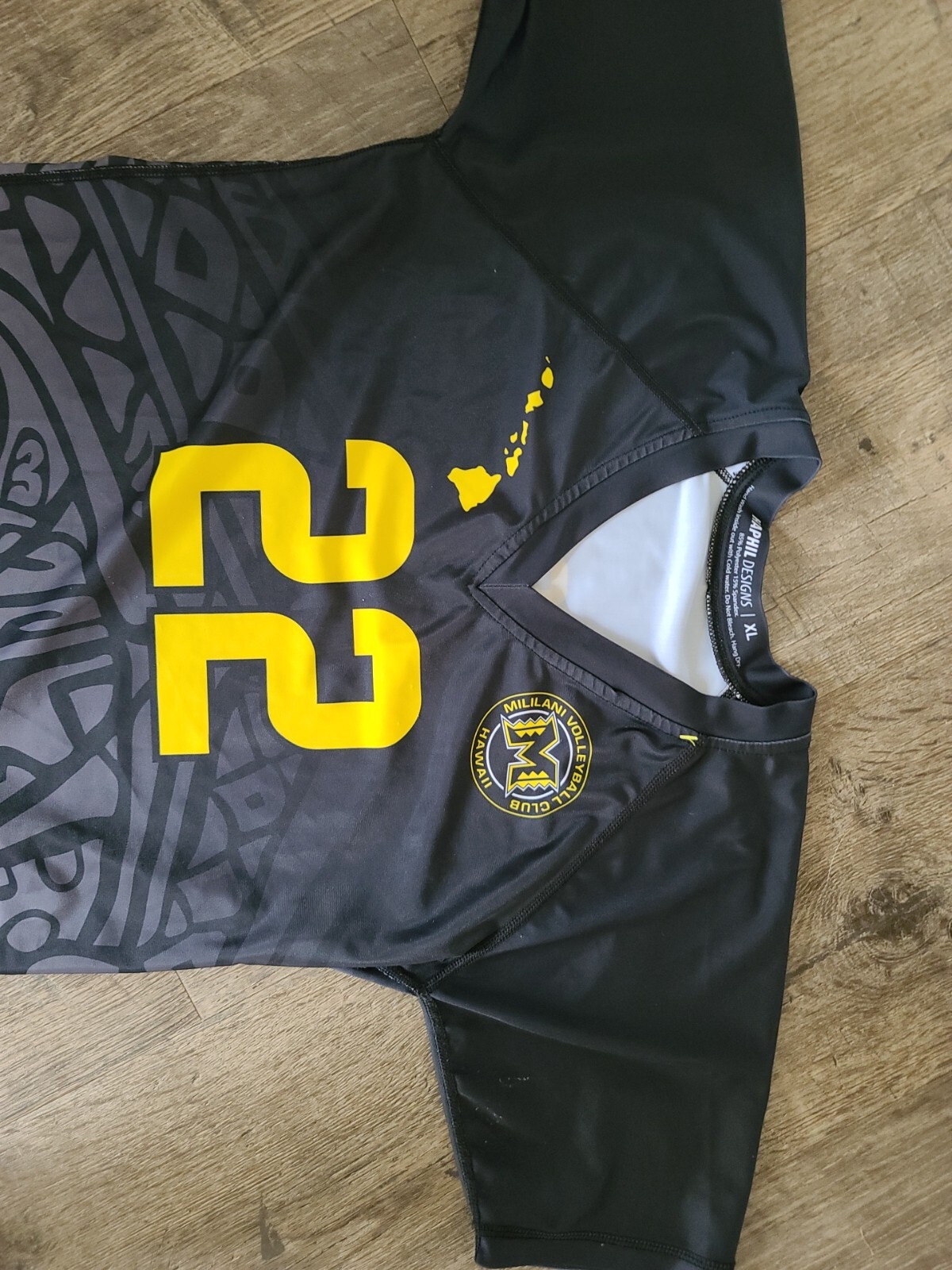 Exclusive mililani volleyball club hawaii 22 tapa lightweight jersey