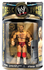ARN ANDERSON WWE CLASSIC SIGNED & SEALED ACTION FIGURE SERIES 12