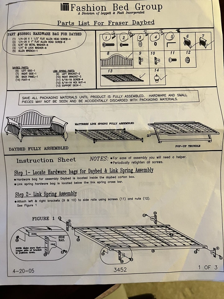 Cama de día Leggett & Pratt Fraser con nido Foto 3 de 3