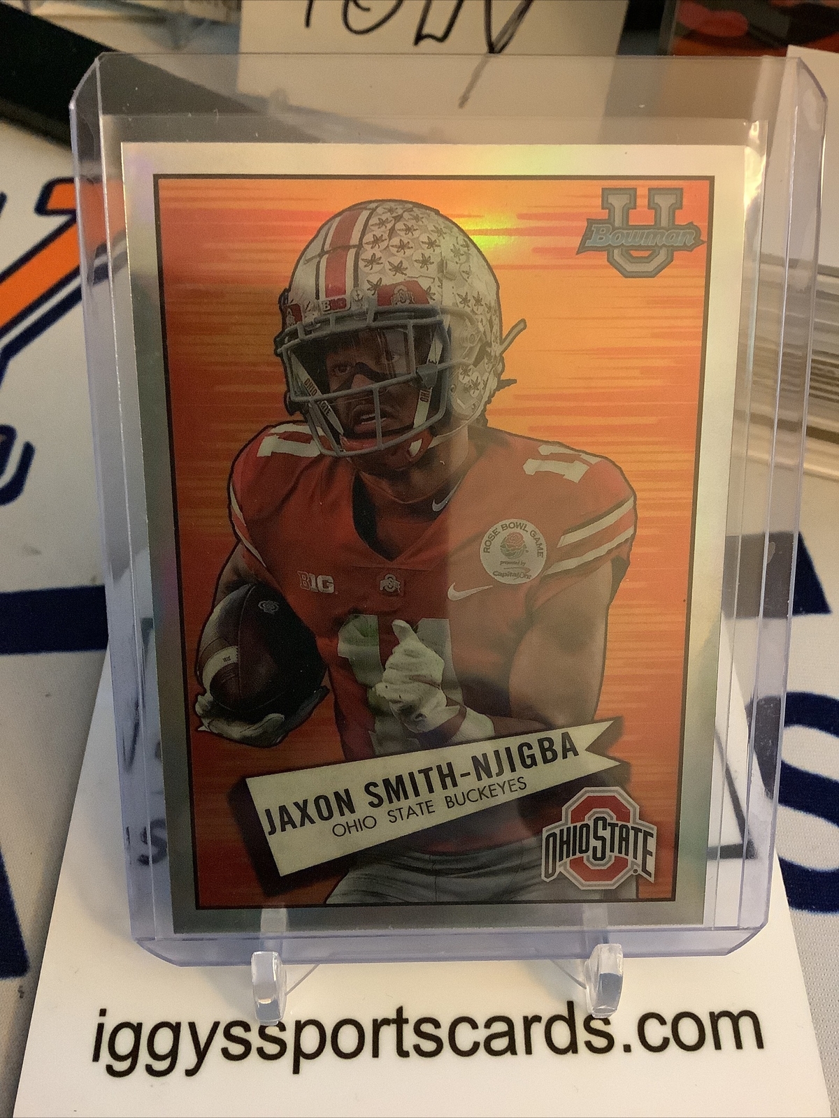 Jaxon Smith-Njigba 1952 BOWMAN 2022 Bowman University Chrome Football Ohio State