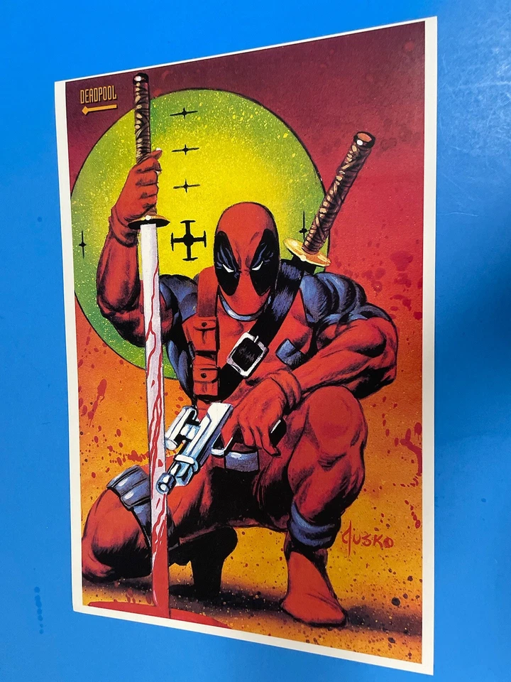 КОМИКСЫ MARVEL DEADPOOL X-FORCE X-MEN ПЛАКАТ PIN UP JOE JUSKO НОВЫЙ. - Изображение 2 из 4
