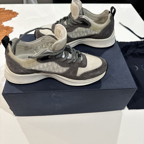Size 7.5 Dior B25 Runner Dior Oblique Grey for sale online eBay