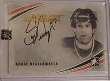 Superlative Volume III Auto GOLD #SN Scott Niedermayer (SP) 9/10!