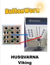 Husqvarna Viking Button Repair Pad Designer 1, Designer 2, Quilt Designer I&II