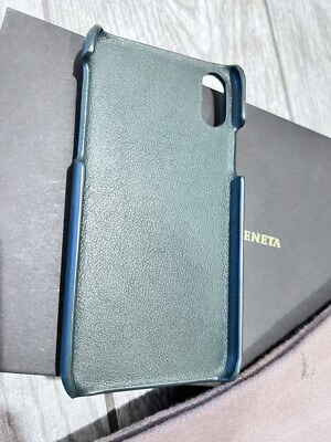 Authentic BOTTEGA VENETA Dark green iPhone X case - New With Box