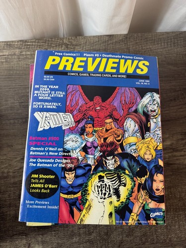 LOT-(9) vintage Previews MAGAZINE COMIC/TRADING CARDS 1991-1994 CLEAN inserts - Picture 15 of 19