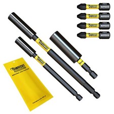 SabreCut 7 Strong Magnetic Impact Drill Driver Screwdriver Bits Set + Bit Holder