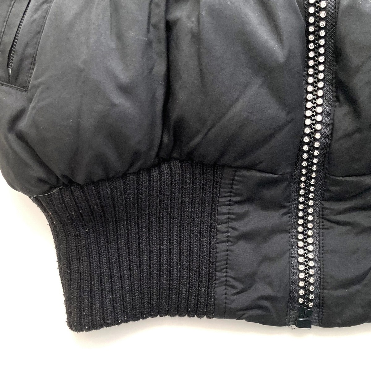 ゆ*う様   Black Down Jacket Yohji Yamamoto Y's x Justin Davis AW2009 Pin-Up Girl Leather