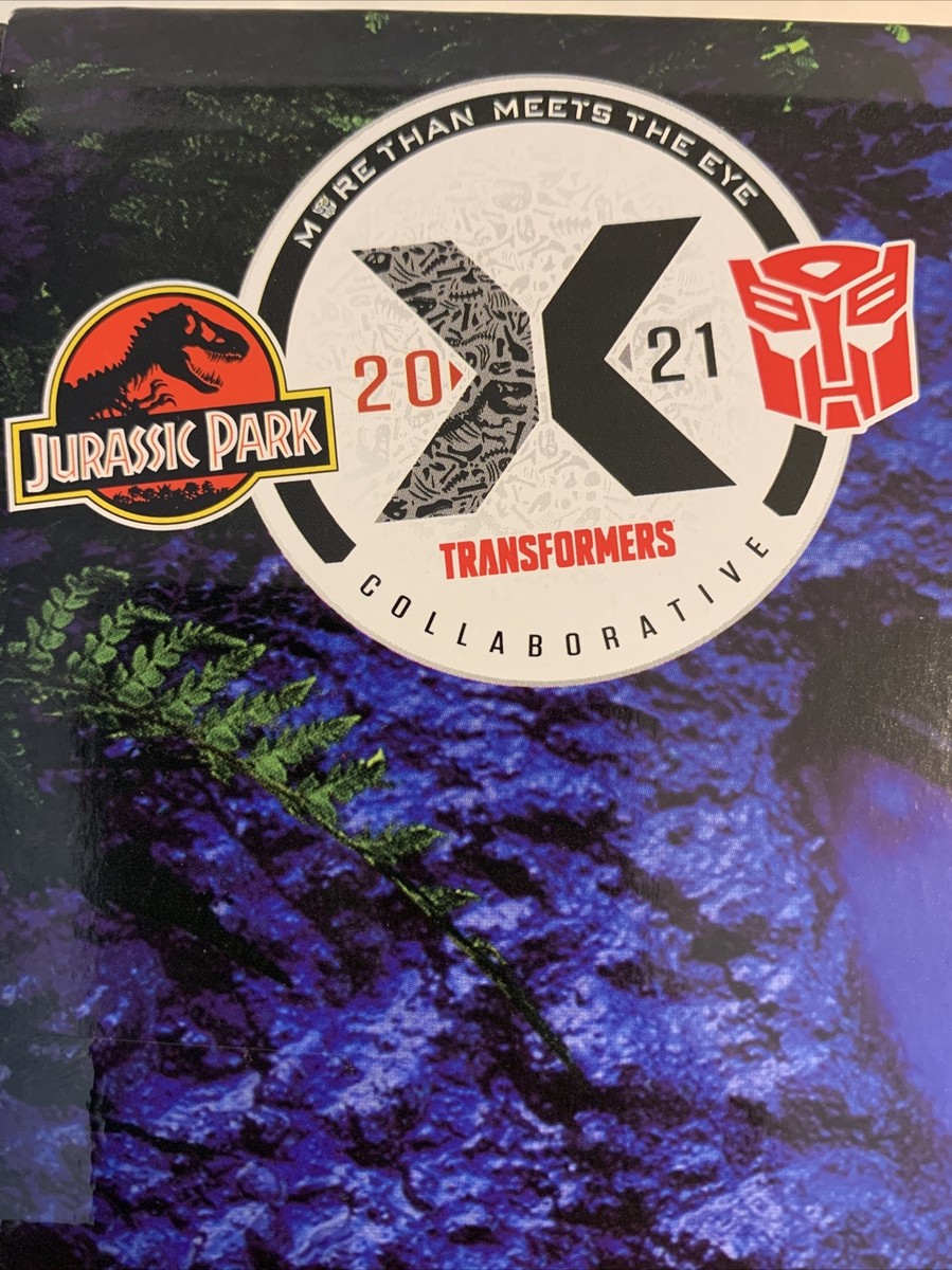 Figurine Transformers X Jurassic Park - Tyrannocon Rex & Autobot JP93 - Hasbro