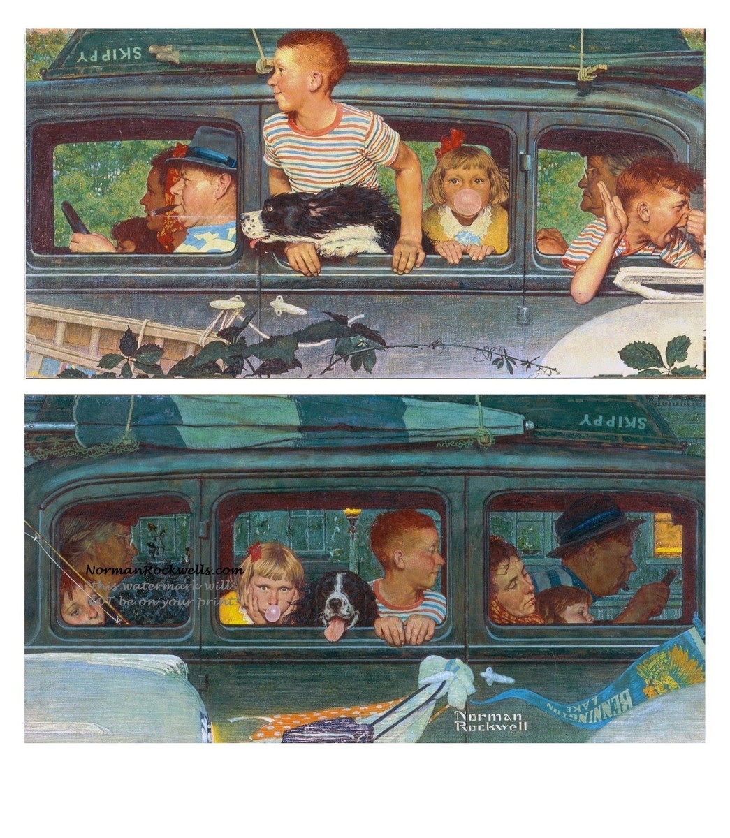 Norman Rockwell print 
