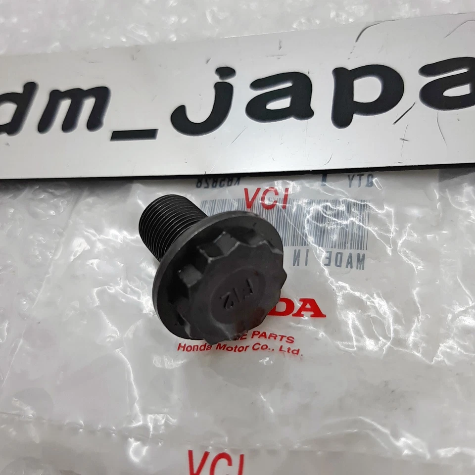 HONDA Genuine ACURA CIVIC K20 K24 K-SERIES Flywheel & Pressure Plate Bolt SET - Image 4 of 4