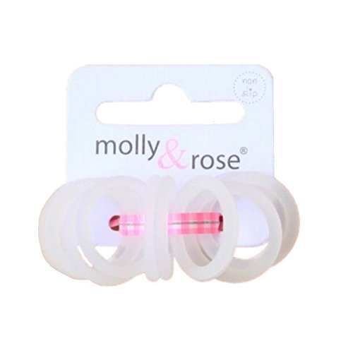 Set Of 12 Clear Mini Silicone Non Slip Hair Elastics Bobbles Bands eBay