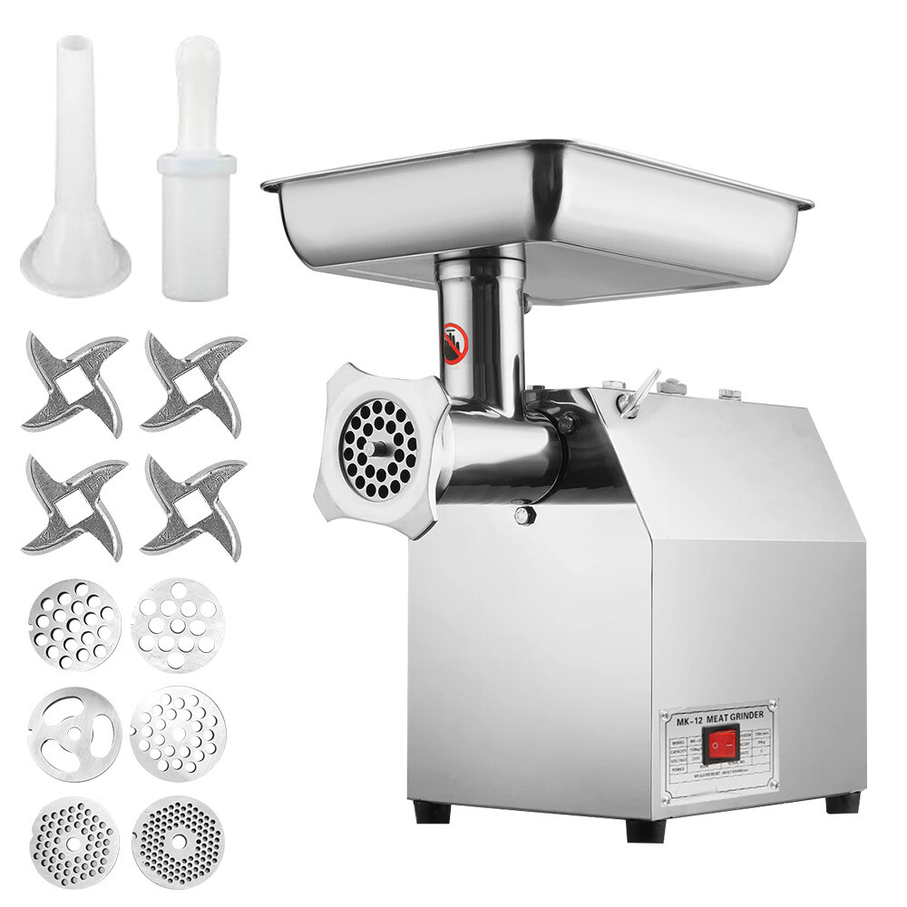 1500W 2HP Commercial Meat Mincer Powerful Electric Grinder Sausage