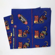 Vintage 1997 Jose Cuervo Gold Bandana - Retro Blue Pocket Scarf Kerchief Liquor