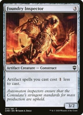 FOUNDRY INSPECTOR X 4 N/M COMMANDER LEGENDS MAGIC THE GATHERING