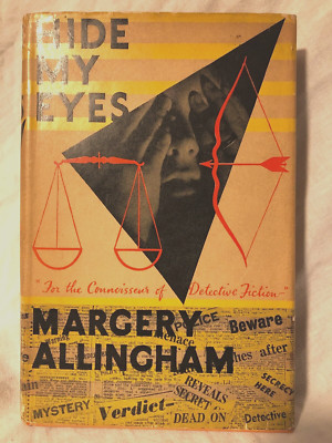 Margery Allingham - Hide My Eyes - 1st/1st 1958 Chatto & Windus, Original Jacket