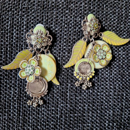 Boucles D'oreilles Vintage Signées – Élégance Intemporelle D'occasion