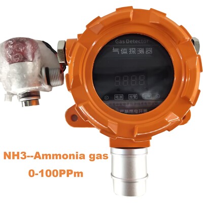 Ammonia NH3 Gas Detector NH3 Monitor NH3 Gas Analyzer Explosion Proof 0-100PPM