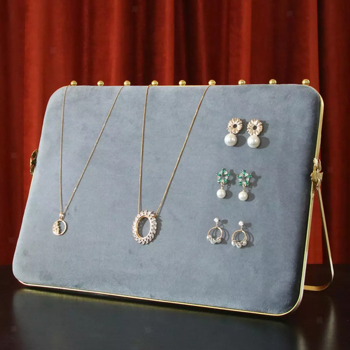 Gray jewelry hotsell displays