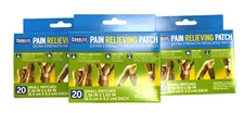 Coralite Small Pain Relief Patch (2.56 x 1.65") 20 patches/ box ( 3 pack ) --