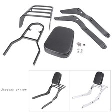 Motorrad R&uuml;ckenlehnen Sissybars & Gep&auml;cktr&auml;ger f&uuml;r Honda Shadow Aero VT750 04-12