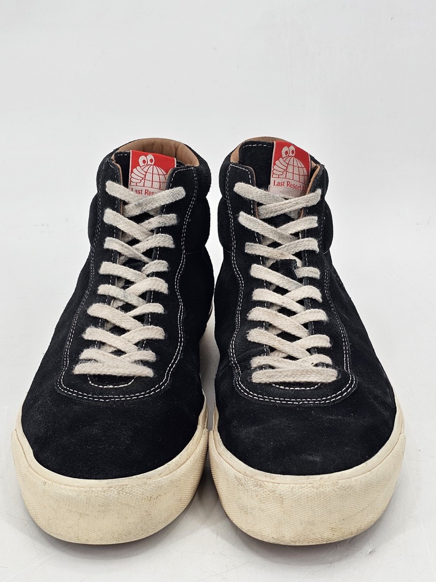 Last Resort AB Mens 13.5 Black Suede Skates Shoes Outdoor