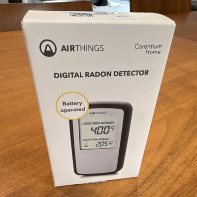 Airthings Corentium Home Digital Battery Operated Radon Detector