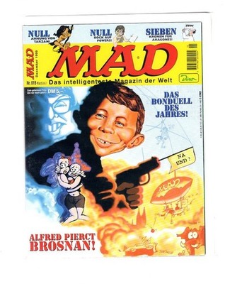 German/Germany MAD MAGAZINE (Dino/Panini) #15 Dec 1999 JAMES BOND 007