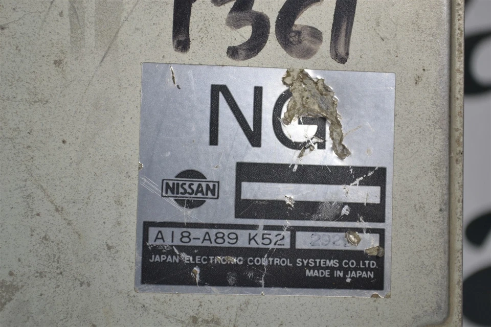 Unidad de control del motor A18A89K52 INFINITI J30 1993 ECU ECM PCM módulo 1A2 382 B12 Foto 3 de 4