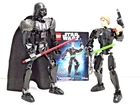 Lego Star Wars Buildable Figures Lot - Luke Skywalker 75110 & Darth Vader 75111